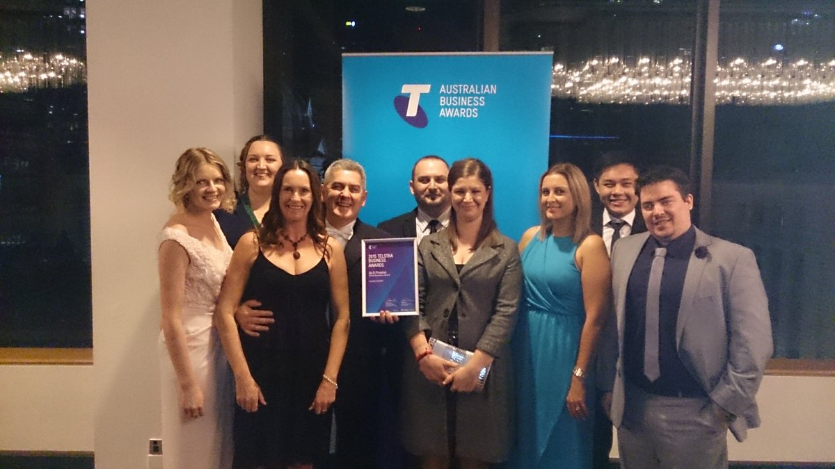 Member Evolution Team at the Awards Night