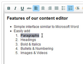 Graphical Content Editor