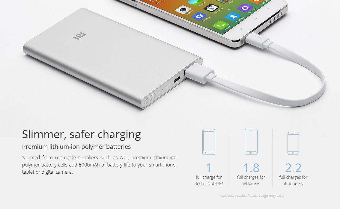 Xiaomi batter chargers