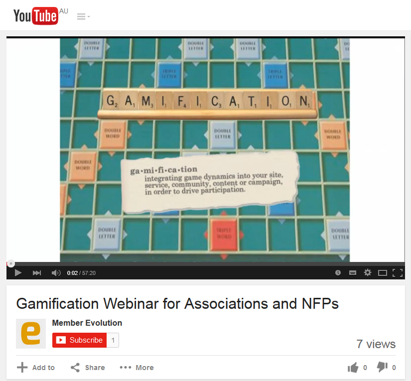 Gamification webinar recording